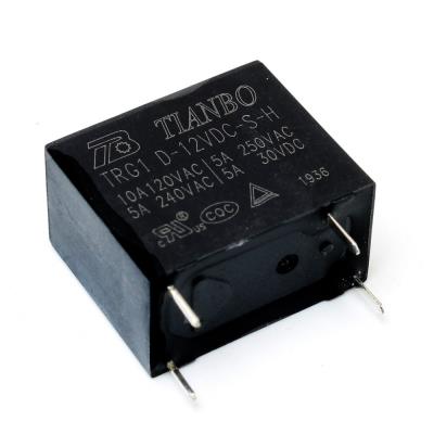 رله پکیجی 12 ولت 5 آمپر 1 کنتاکت TIANBO
