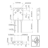 ترانزیستور BUV48A پکیج TO-247AD
