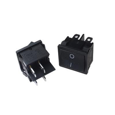 کلید راکر ریستی دو حالته چهارپایه 6 آمپر 23.6*21*14.2 COPPER PINS