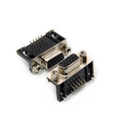 دی کانکتور 15 پین مادگی رایت انگل VGA